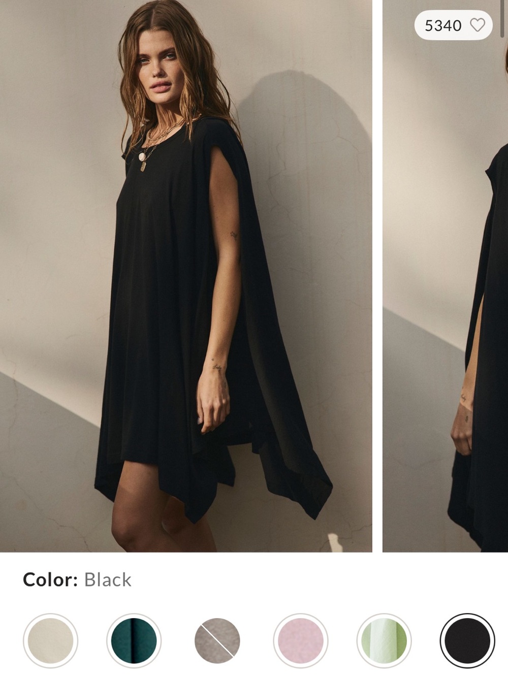 Free People Black Jordy Mini Dress - Never Worn